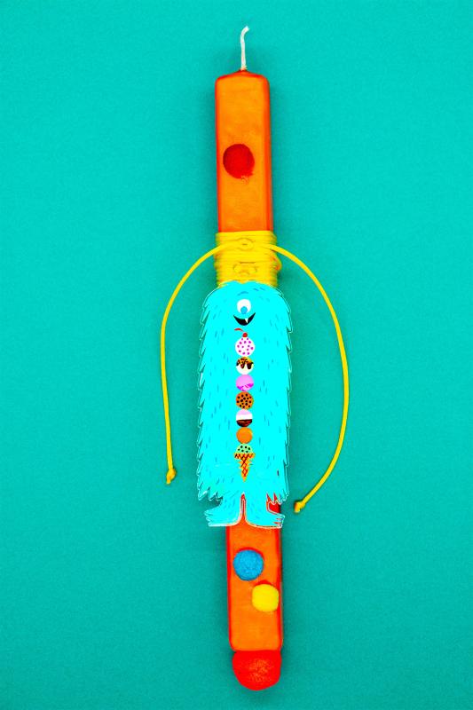 Scoop Goblin Easter Candle